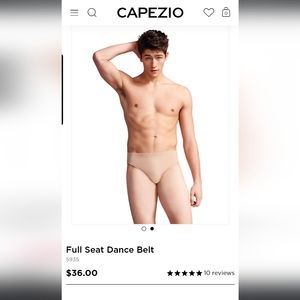 Capezio Full Seat Dance Belt Brief